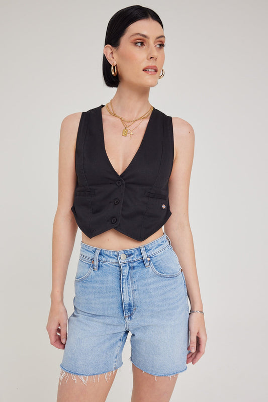 Wrangler Claudia Straight Short Stoked Blue
