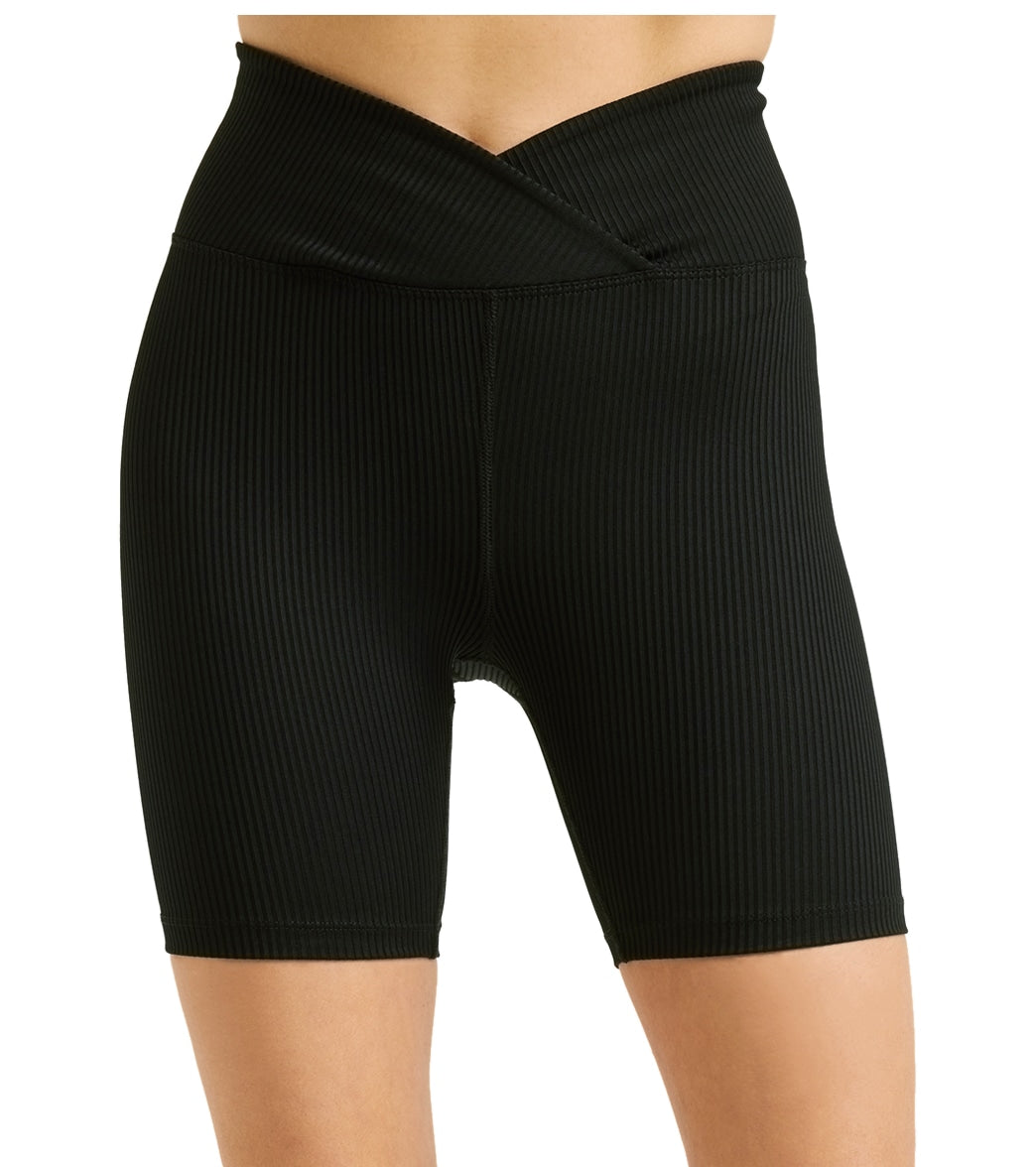 Year of Ours Ribbed V Waist Biker Shorts