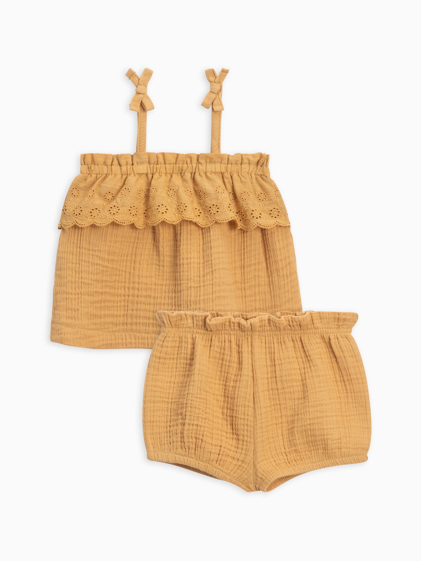 Zuri Muslin Eyelet Tank Set