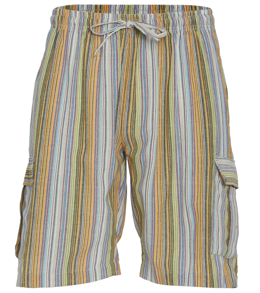 Yak & Yeti Men's Striped Shorts with Pockets