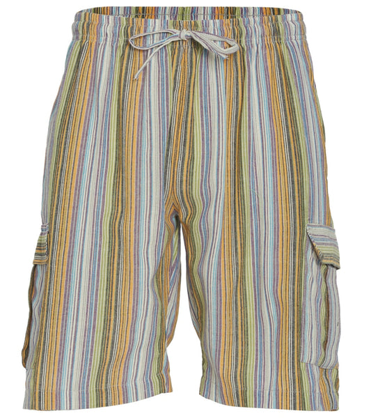 Yak & Yeti Men's Striped Shorts with Pockets